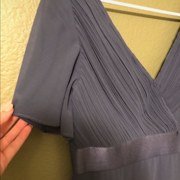 Formal Dusty Blue Dress - Picture 3 of 4